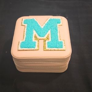 'M' Traveling Jewelry Case
